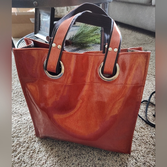 Kate Landry tote in orange - Picture 1 of 6
